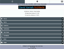 Tablet Screenshot of dvarchitects.com